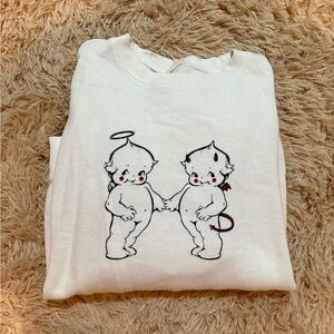 Brandy Melville Angel & Devil Sweatshirt